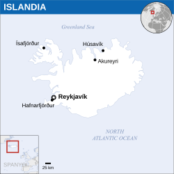 Lokasi Islandia