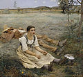 Jules Bastien-Lepage, Les foins / Høhøsten, 1872, Musée d'Orsay