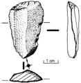 Lasca laminar (talão cortical)