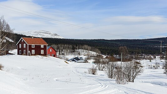 A pequena aldeia de Ljungdalen