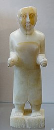 Alabaster statue, Yemen (1st century BC)