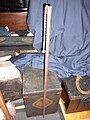 Japanese tetsu chigiriki, a hollow iron cane that has an iron weight attached to a chain hidden inside