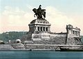 Deutsches Eck Monument (1894–97), Koblenz.