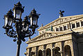 Straßenleuchte an der Alten Oper