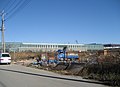 The south side of the station while under construction in December 2007