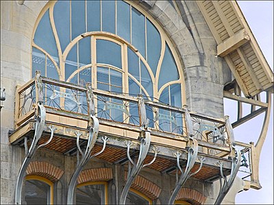 Window of the studio of Louis Majorelle