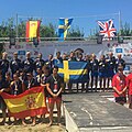 Medaljceremoni, EM-guld i U24, 200m 2016