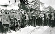 Reception Sultan Mehmed V Reşâd at the train station 1911