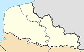 Morbecque trên bản đồ Nord-Pas-de-Calais