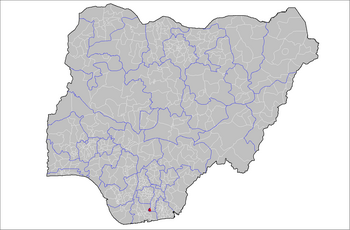 LGA location in Nigeria (highlighted in red)