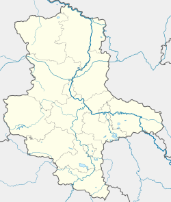 Wittenberg trên bản đồ Saxony-Anhalt