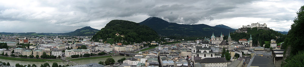 Panoramo de Salzburg