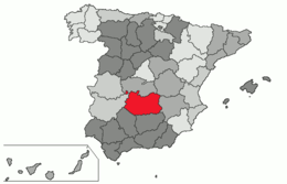 Argamasilla de Alba - Localizazion