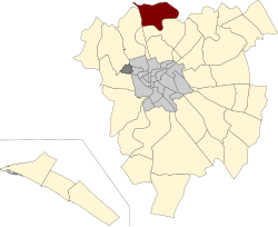 Mappa dei quartieri di