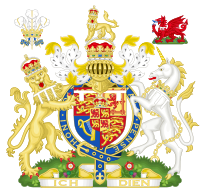 Coat of arms as Prince of Wales (granted 1911)[193]