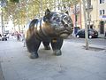 El gat de Botero al centre de Barcelona