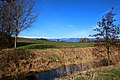 Berges de la Seymaz, vue sur le Col de la Faucille