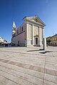 Die Kirche Unserer Lieben Frau von den Engeln am Hauptplatz der Stadt