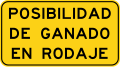 W11-11 Possibility of cattle on the run-in