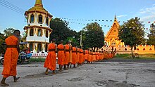 Buddhist monk peace walk