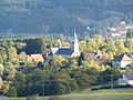 Kirche St. Arnould vom alten Wasserturm aus gesehen