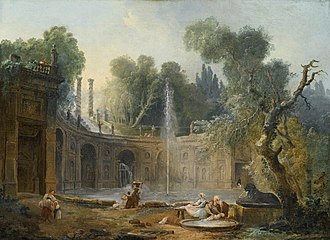 Das Wassertheater (Gemälde von Hubert Robert)