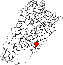 Location of Chishtian Tehsil in Punjab, Pakistan