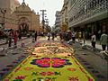 Image 7Sawdust carpet in Holy Week. (from Culture of Honduras)