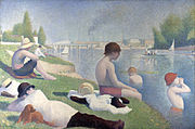 Bathers at Asnières, 1884, National Gallery, London