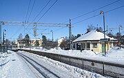 Djursholms Ösby Station, mars 2010