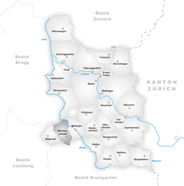 Wohlenschwil - Localizazion