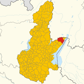 Poziția localității Tremosine