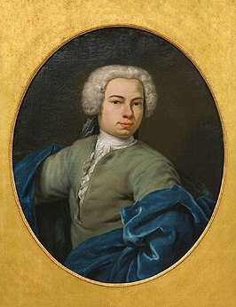 Portret van Theodorus Beckeringh (1735) door Jan Abel Wassenbergh