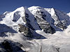 Face Nord du Piz Palü depuis Diavolezza.