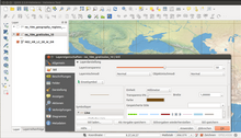 Description de l'image QGIS 2.2 Valmiera showing new menu design.png.