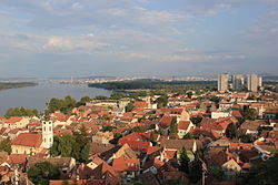 Pemandangan Zemun dari udara