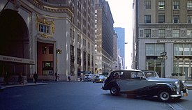 Park Avenue and 47th Street, adjacent to the Helmsley Building