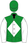 Green, white diamond and sleeves