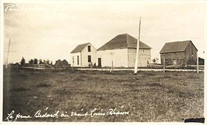 La ferme Bédard où il a séjourné