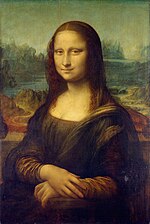 Reproduction de la Joconde de Léonard de Vinci.