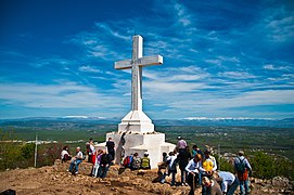 El monte Križevac (Monte de la Cruz)