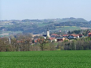 Blick vom Süden auf Waizenkirchen