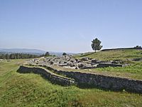 View of the hillfort at San Cibrao de Las, Ourense