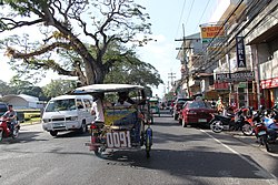 Highway along the city of Dumaguete.