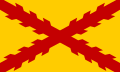 Coronela flag of the Spanish Tercios Morados Viejos Tercios division (old murrey or purpure)