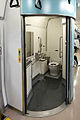 Wheelchair-accessible toilet in April 2010