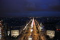 Die Avenue des Champs-Élysées in Paris