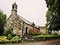 La chapelle Saint-Aubin (Saint-Albin) : vue extérieure d'ensemble.