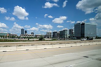 The skyline of Downtown Markham in 2023