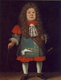 Portrait of Johann Franz von Meichelböck, court dwarf of the Prince Archbishop of Salzburg, by Frans van Stampart, c. 1730